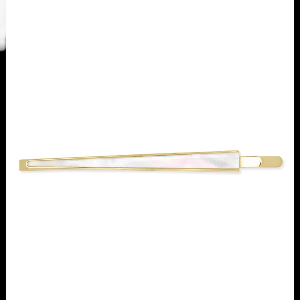 NWOT Kendra Scott 🌟 Limited Edition 🌟 Hair Barette Clip in Gold & Ivory Pearl